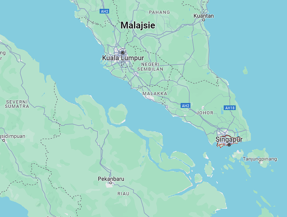 Singapur mapa